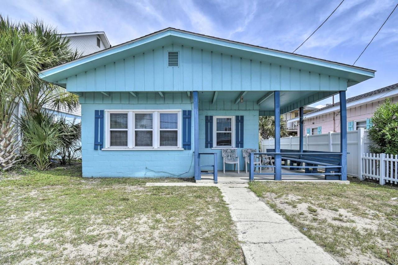 Bright Myrtle Beach Bungalow Steps To The Beach! Exteriör bild