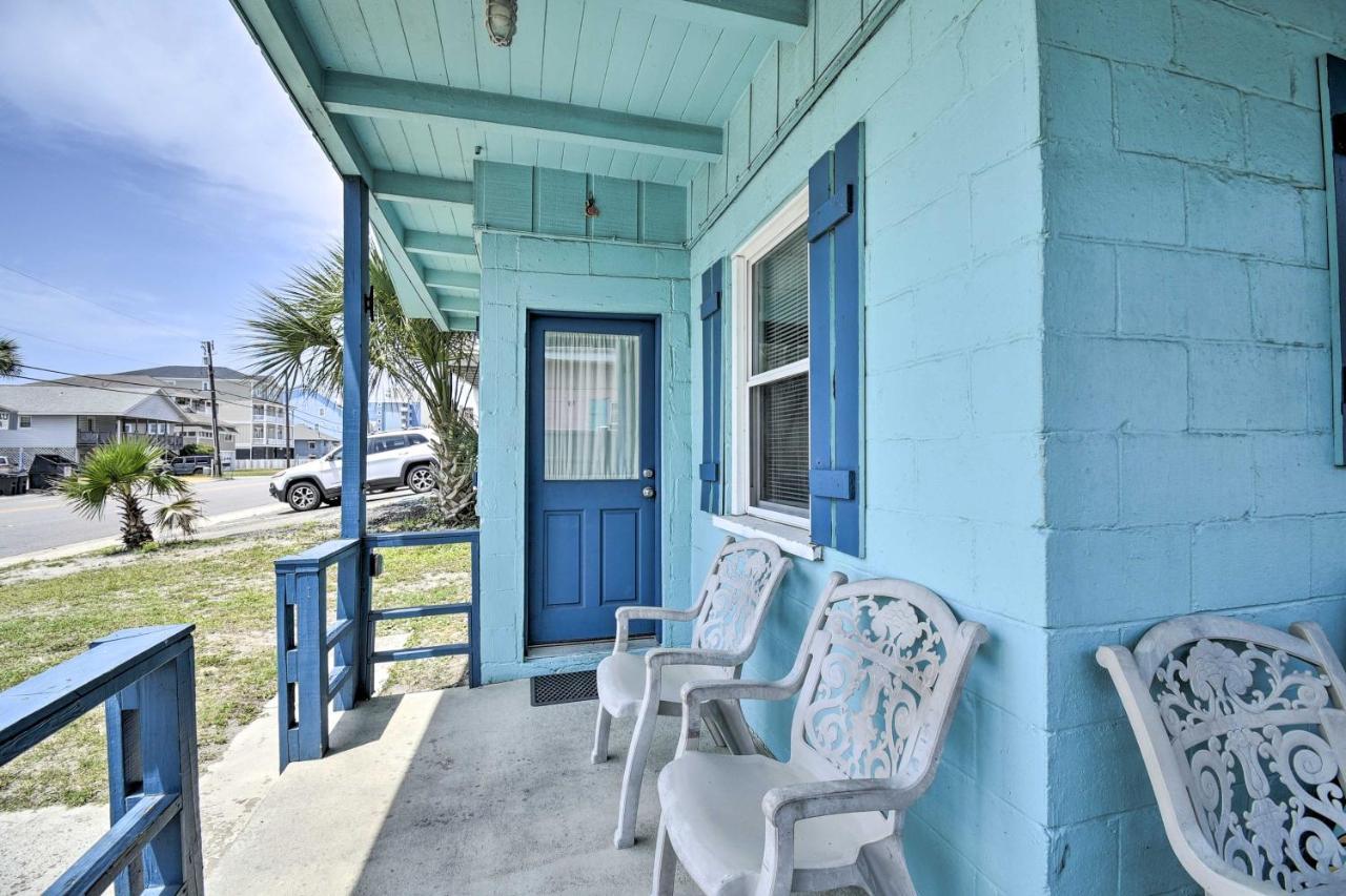 Bright Myrtle Beach Bungalow Steps To The Beach! Exteriör bild