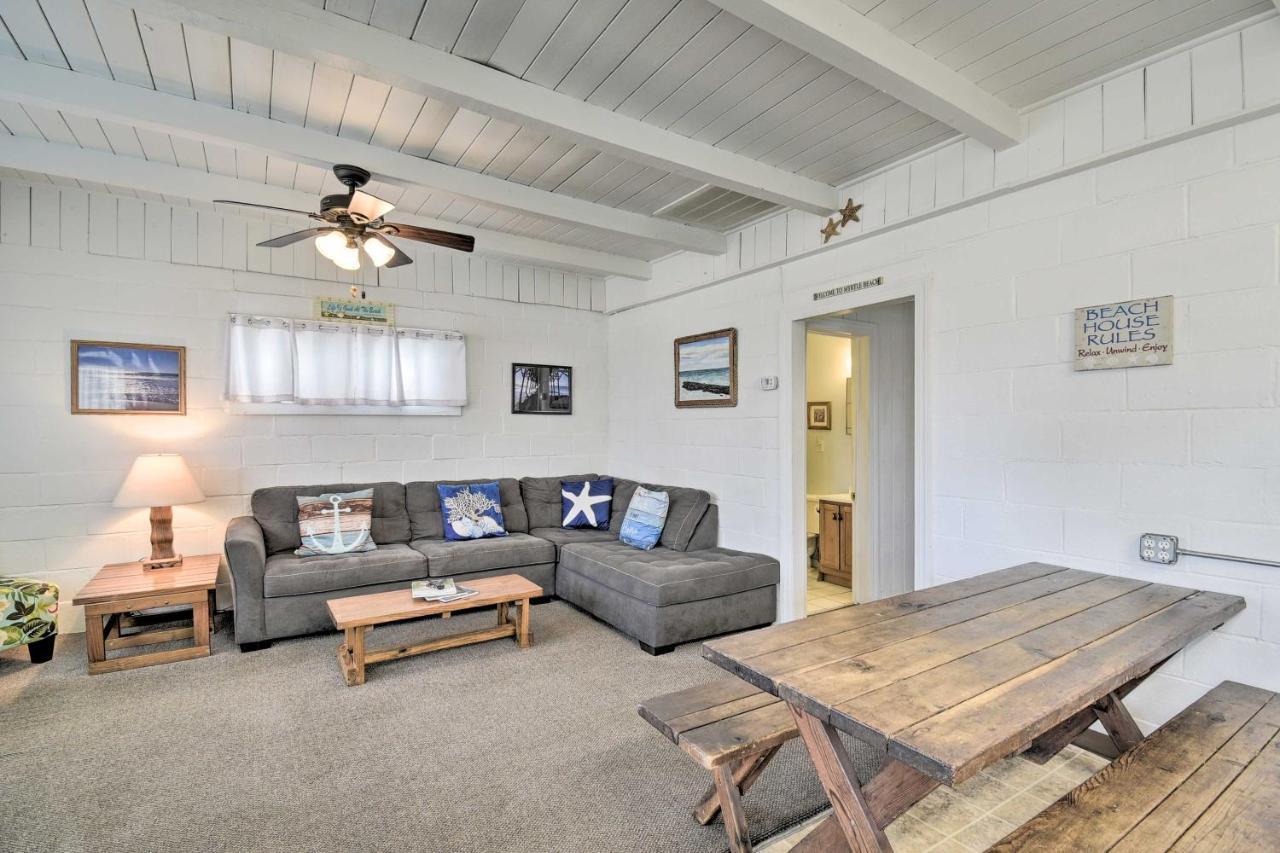 Bright Myrtle Beach Bungalow Steps To The Beach! Exteriör bild